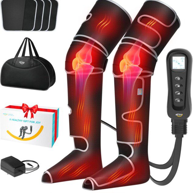 Massage jambes pressothérapie : appareil électrique pour améliorer la circulation et soulager la fatigue des pieds
