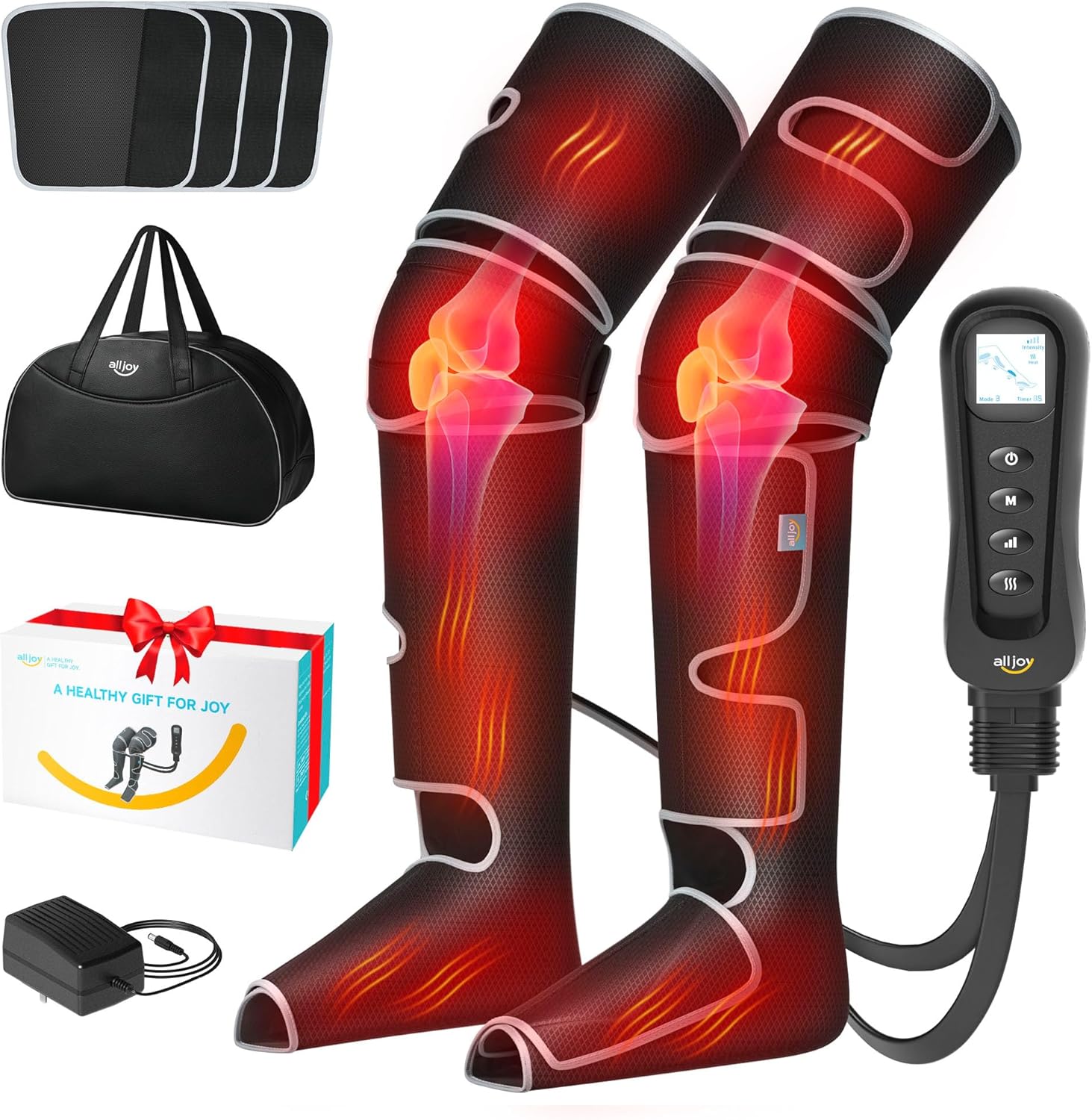 Massage jambes pressothérapie : appareil électrique pour améliorer la circulation et soulager la fatigue des pieds