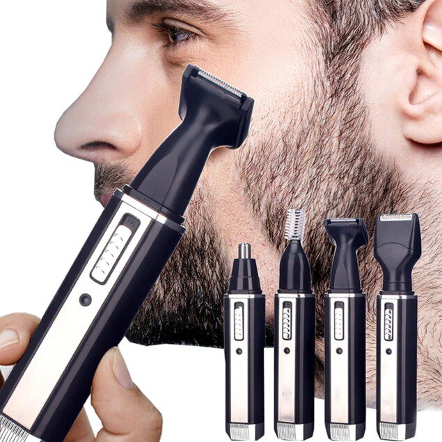 Coupe-cheveux nasal de précision : l’outil idéal pour un entretien facile des poils de nez, oreilles et sourcils