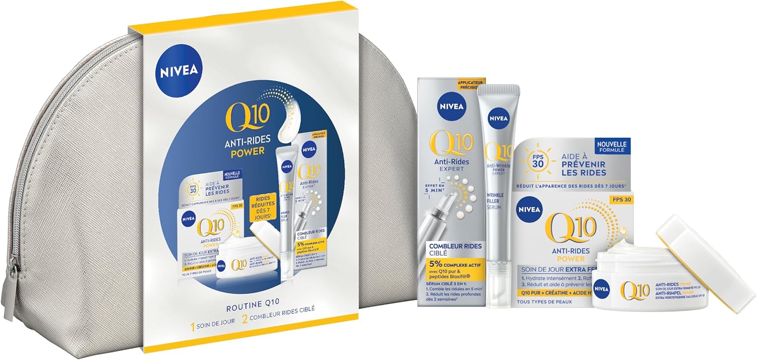 Crème hydratante visage Q10 et acide hyaluronique : routine anti-rides pour une peau éclatante
