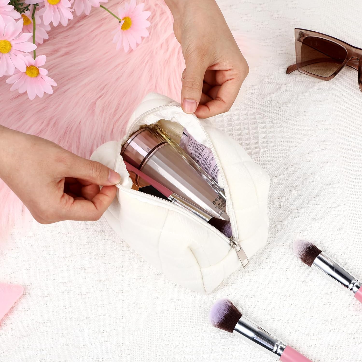 Élégante Trousse de Maquillage pour Voyage Pratique – Image 7
