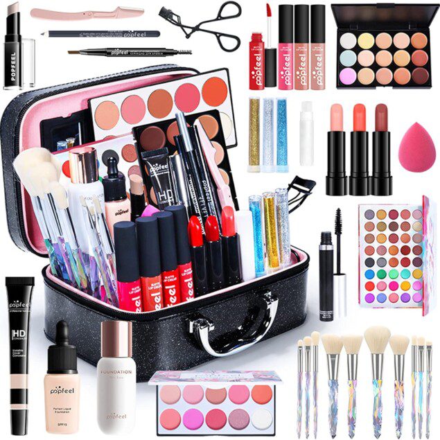 Coffret maquillage professionnel : le kit complet de 34 pièces pour sublimer votre beauté