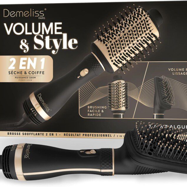Brosse soufflante 2 en 1 pour un volume et un style parfaits

Sèche et coiffe tous types de cheveux avec 2 têtes interchangeables

Découvrez le revêtement céramique et tourmaline pour des résultats éclatants et protégez vos cheveux avec 3 niveaux de température