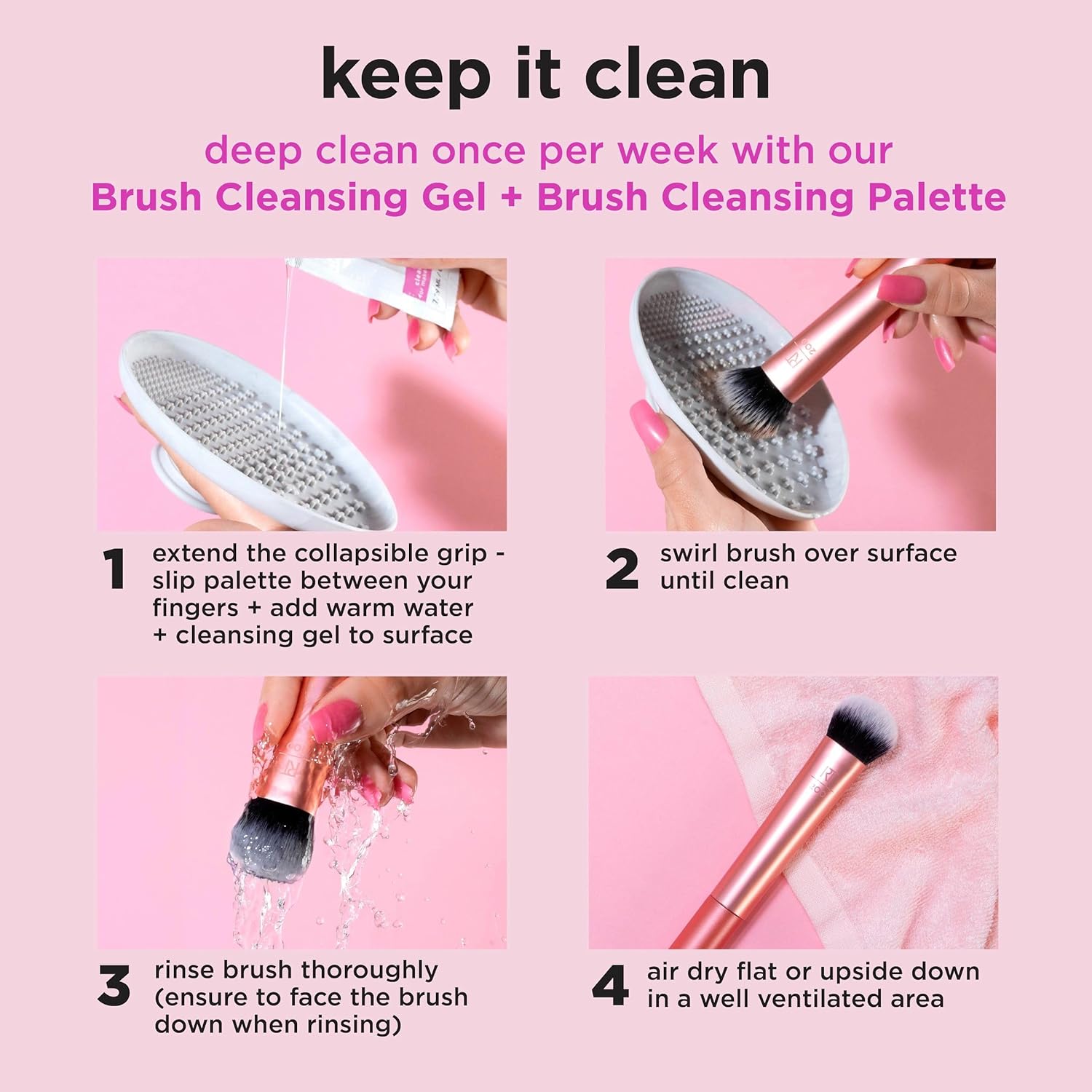 Pinceaux à maquillage et éponge Everyday Essentials : l'ensemble parfait pour les passionnées de maquillage Découvrez les 5 pièces essentielles pour un teint impeccable, sans cruauté envers les animaux – Image 18