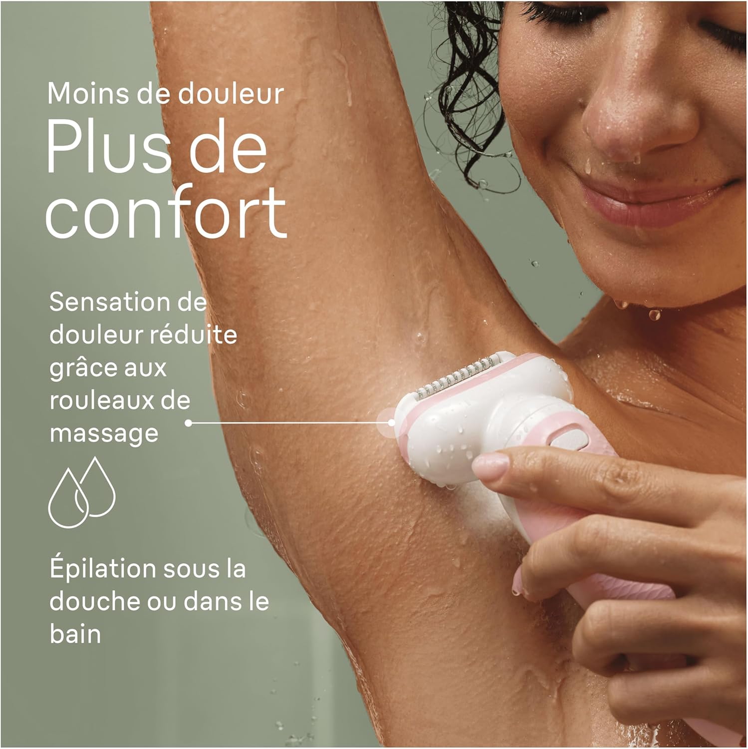 Épilateur avec tête pivotante pour femmes : épilation facile et peau douce longue durée – Image 5