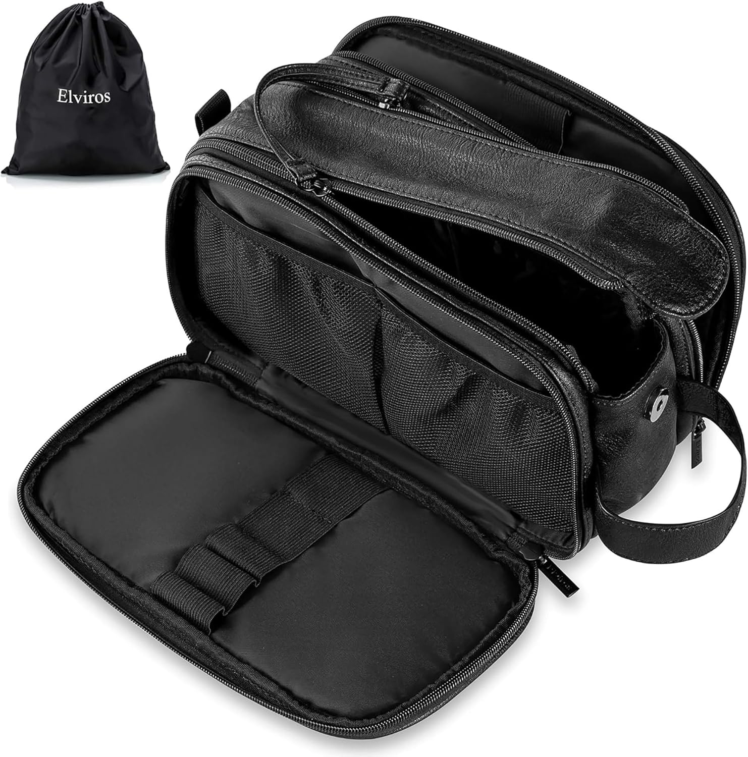 Trousse de Toilette Homme Imperméable et Spacieuse