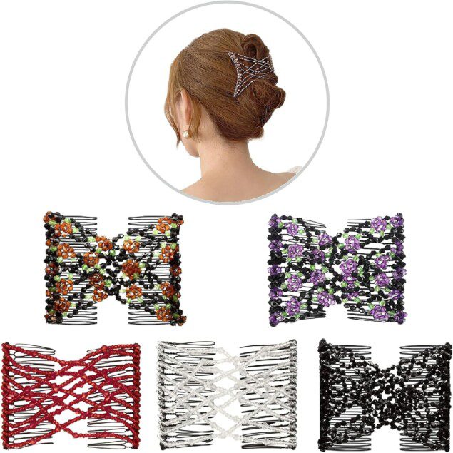 Pince à cheveux extensible magique : l'accessoire élégant pour sublimer vos cheveux longs et bouclés