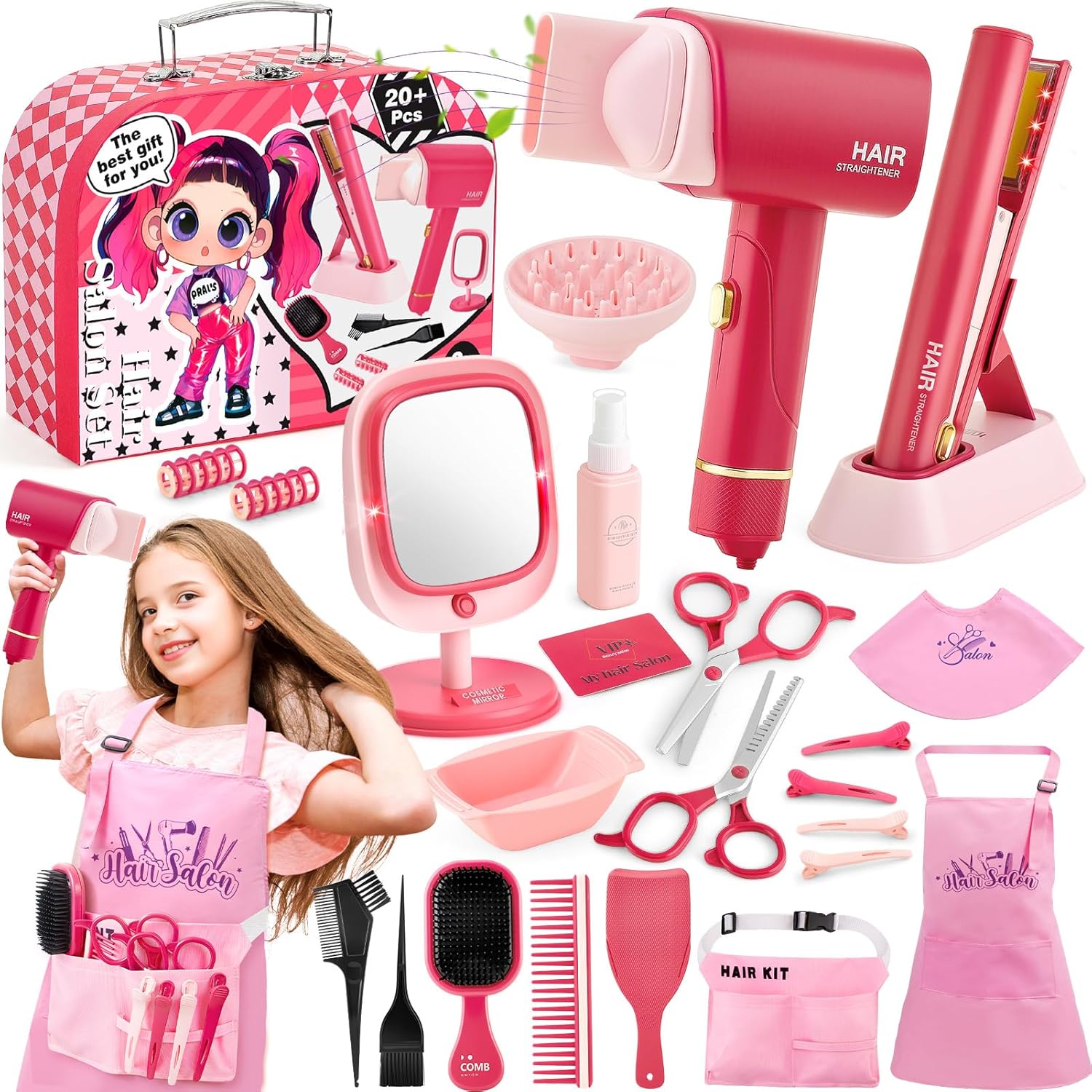 Coiffure et maquillage pour enfant : le kit complet de beauté pour filles de 3 à 8 ans