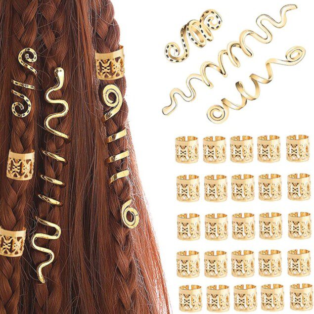 Perles dreadlocks en métal pour hommes et femmes : sublimez vos tresses avec 28 pièces élégantes