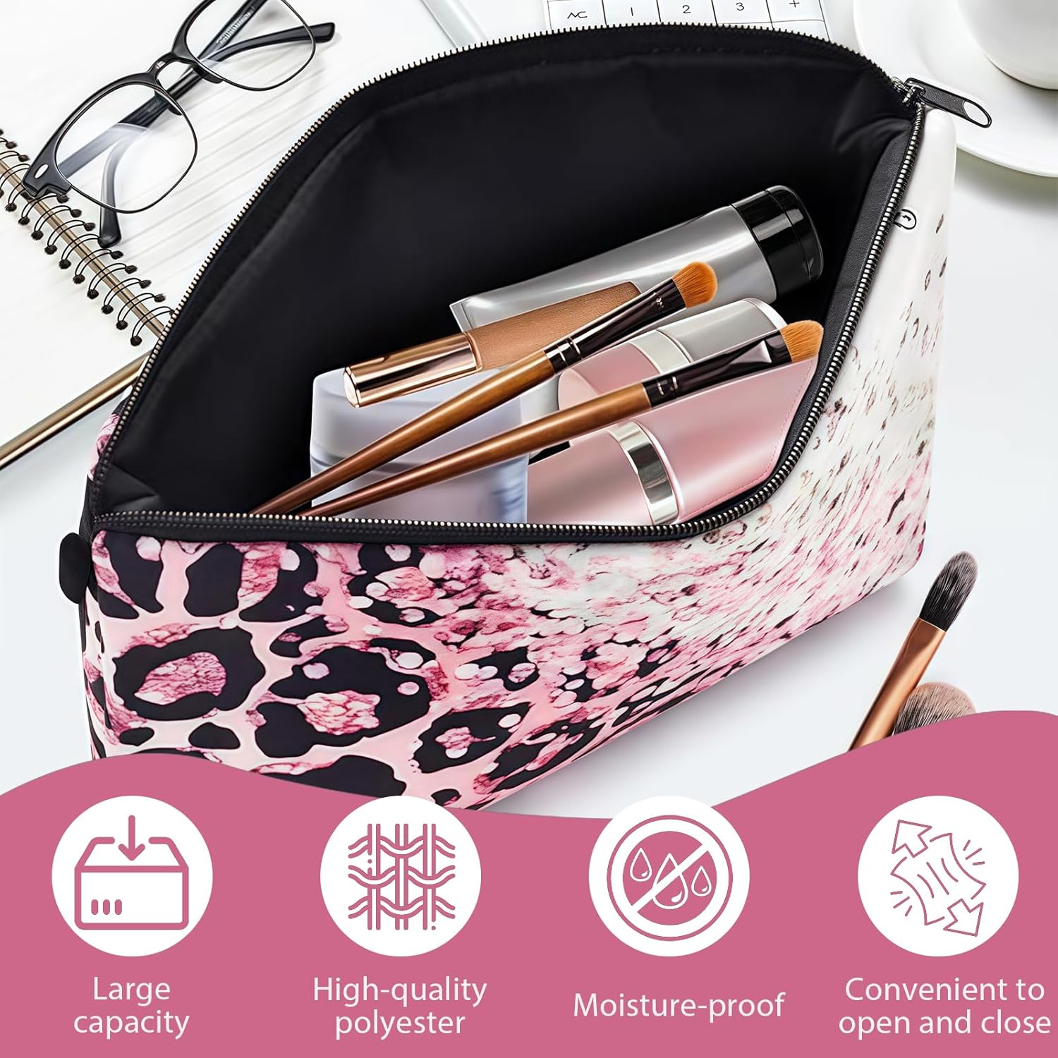 Trousse à maquillage élégante pour femmes : l'organisateur idéal pour le sac à main – Image 4
