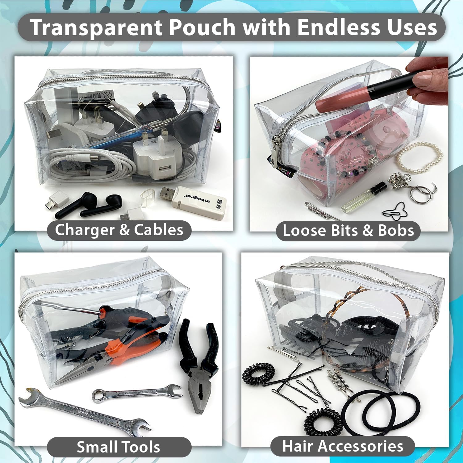 Trousse à crayons transparente : l'accessoire idéal pour les examens des adolescents et des femmes – Image 6