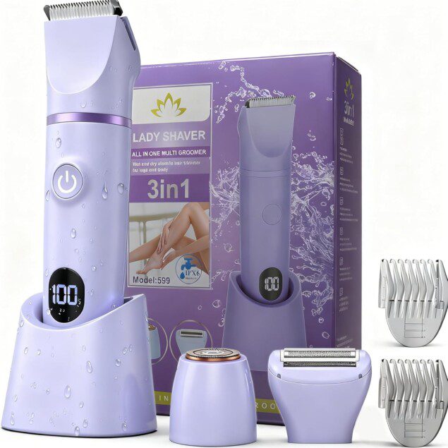 Rasoir Électrique XkuiHF 3 en 1 pour Femme - Douceur et Précision