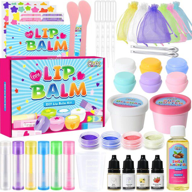 Kit de fabrication de gloss à lèvres hydratant : une activité créative et amusante pour filles et femmes