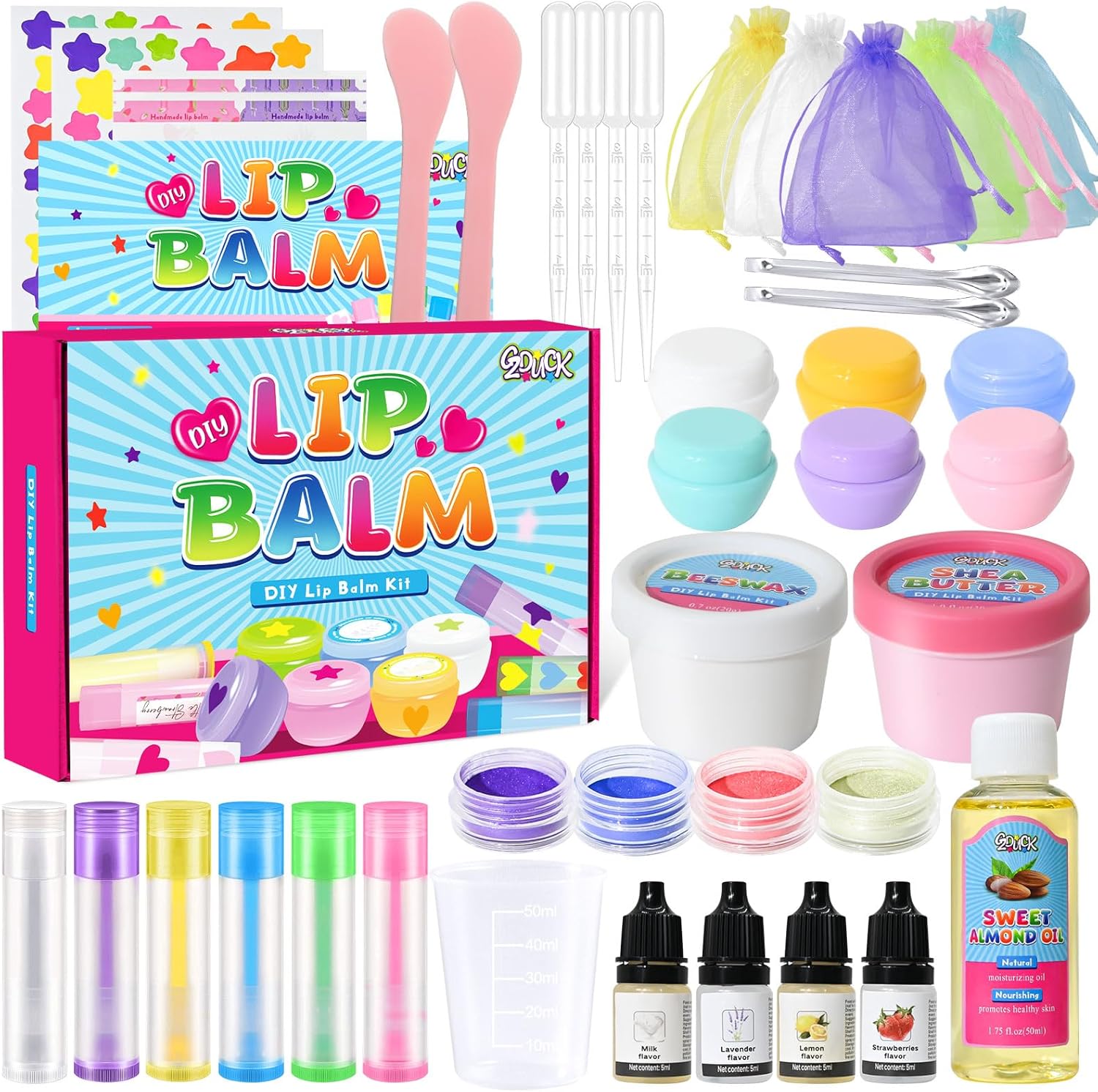 Kit de fabrication de gloss à lèvres hydratant : une activité créative et amusante pour filles et femmes