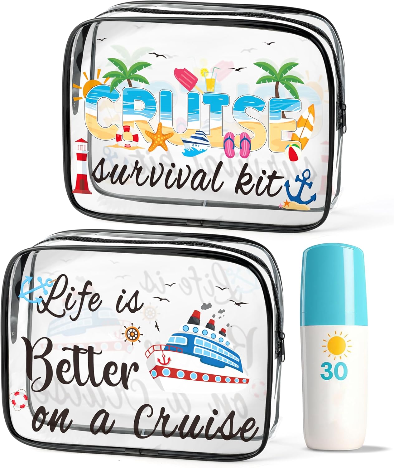 Trousse de maquillage imprimée : le sac de voyage transparent et imperméable pour les femmes en quête d'élégance