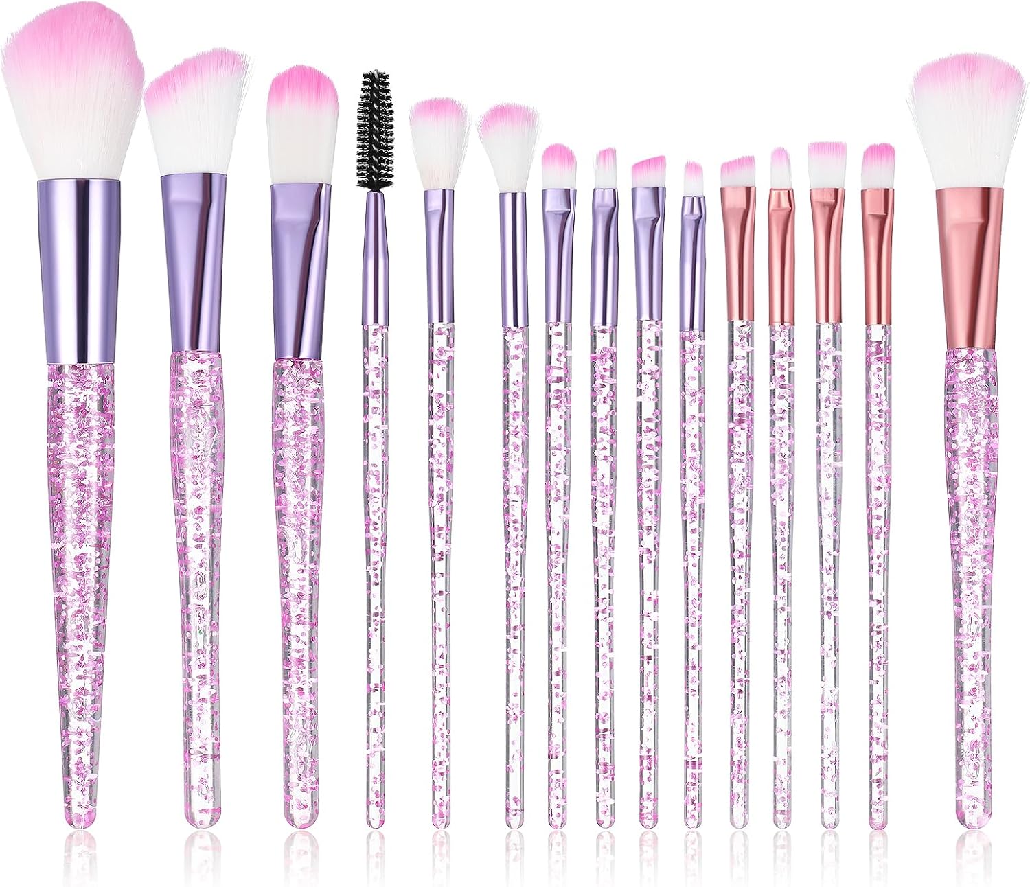 Kit de pinceaux de maquillage 15 pièces : pour enfants et professionnels, idéal pour un teint parfait et des yeux sublimés