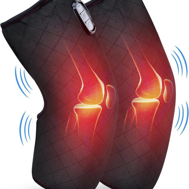 Comfier : coussin chauffant et genouillère de massage pour un soulagement optimal des jambes et cuisses