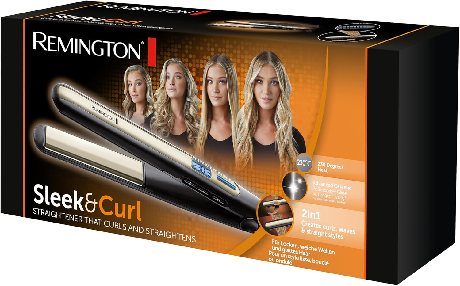 Lisseur cheveux 2en1 Sleek & Curl : lissez et bouclez vos cheveux avec facilité pour un style impeccable – Image 7