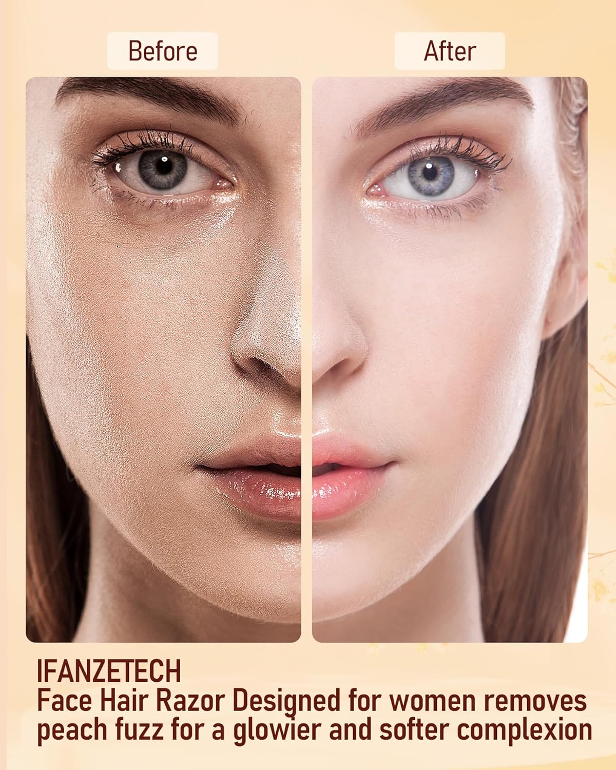 Rasoir visage électrique pour femmes : épilation précise et douce des sourcils – Image 7