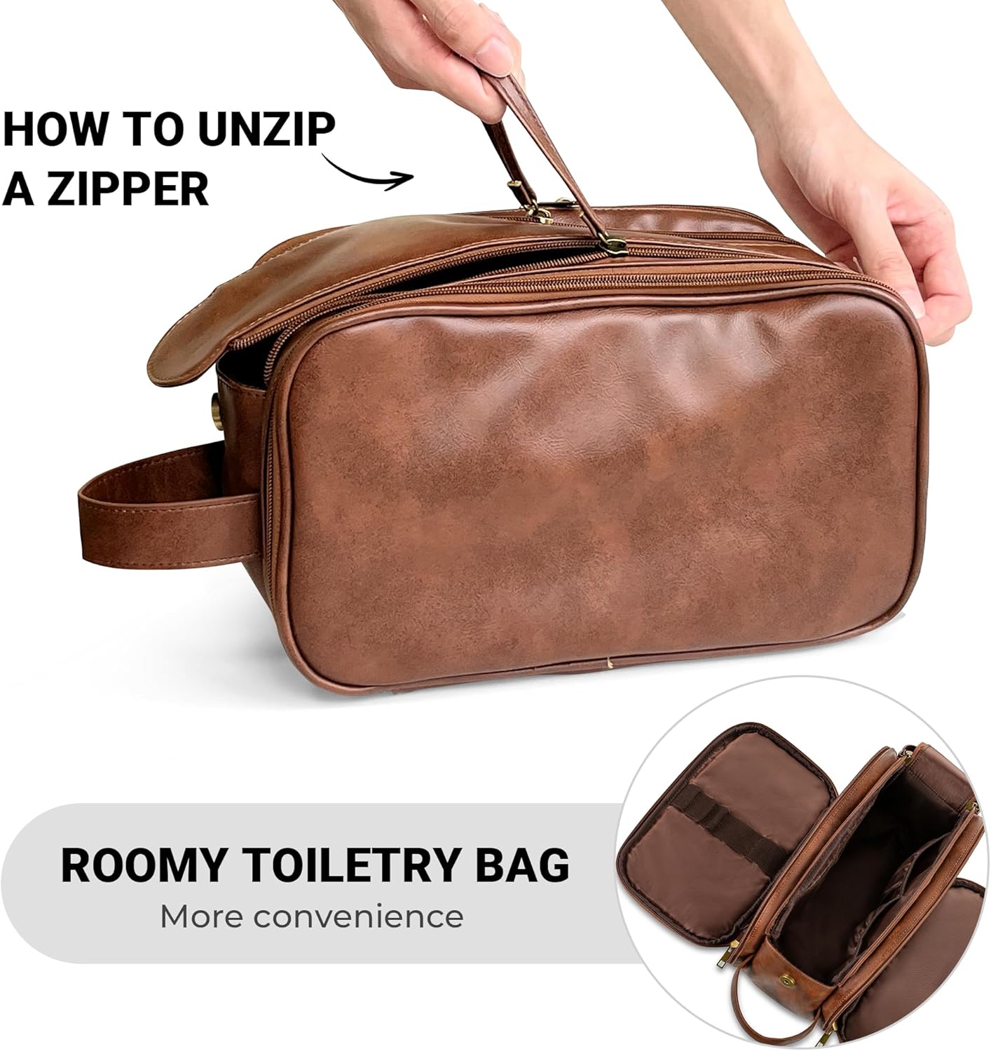 Trousse de Toilette Homme : Élégance et Grande Capacité – Image 5