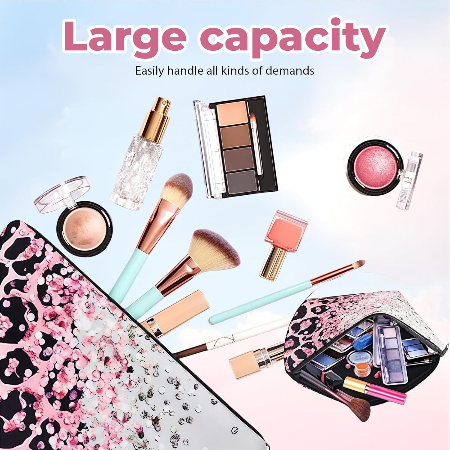 Trousse à maquillage élégante pour femmes : l'organisateur idéal pour le sac à main – Image 3