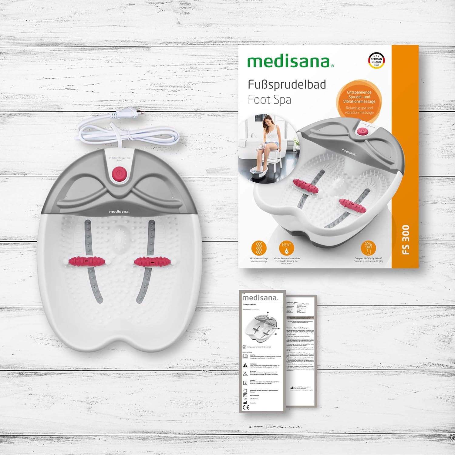 Bain de pieds bouillonnant électrique : confort et détente pour grands pieds – Image 6