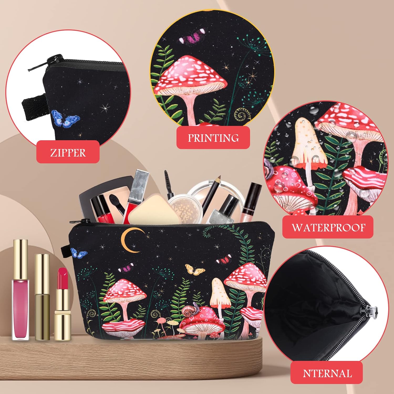 Trousse de maquillage résistante à l'eau : l'organisateur idéal pour les femmes en déplacement – Image 5