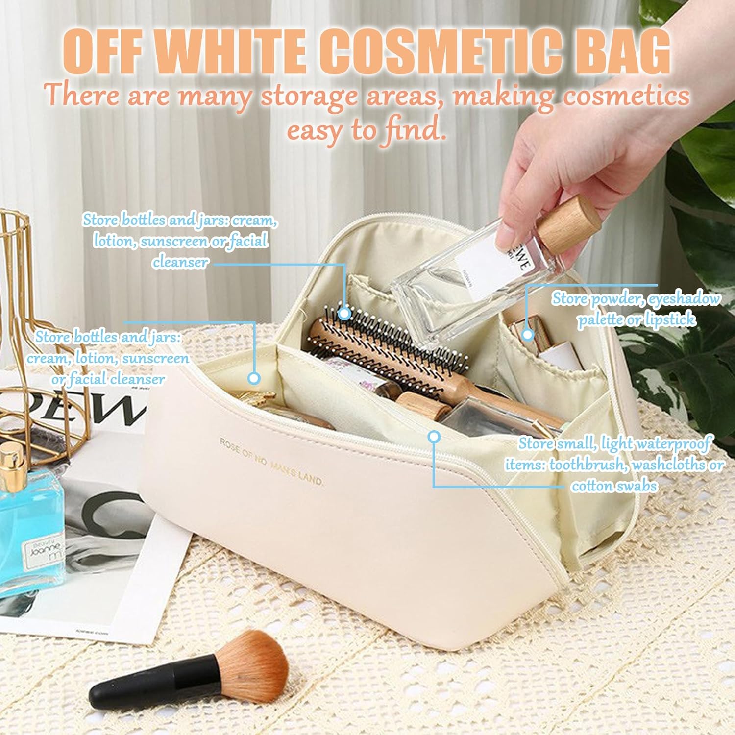 Grande Trousse de Maquillage Voyage Élégante et Pratique – Image 3