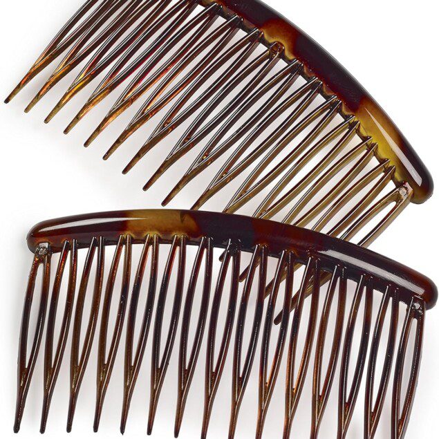 Peignes décoratifs en plastique : un lot de 2 pour sublimer tous les types de cheveux
