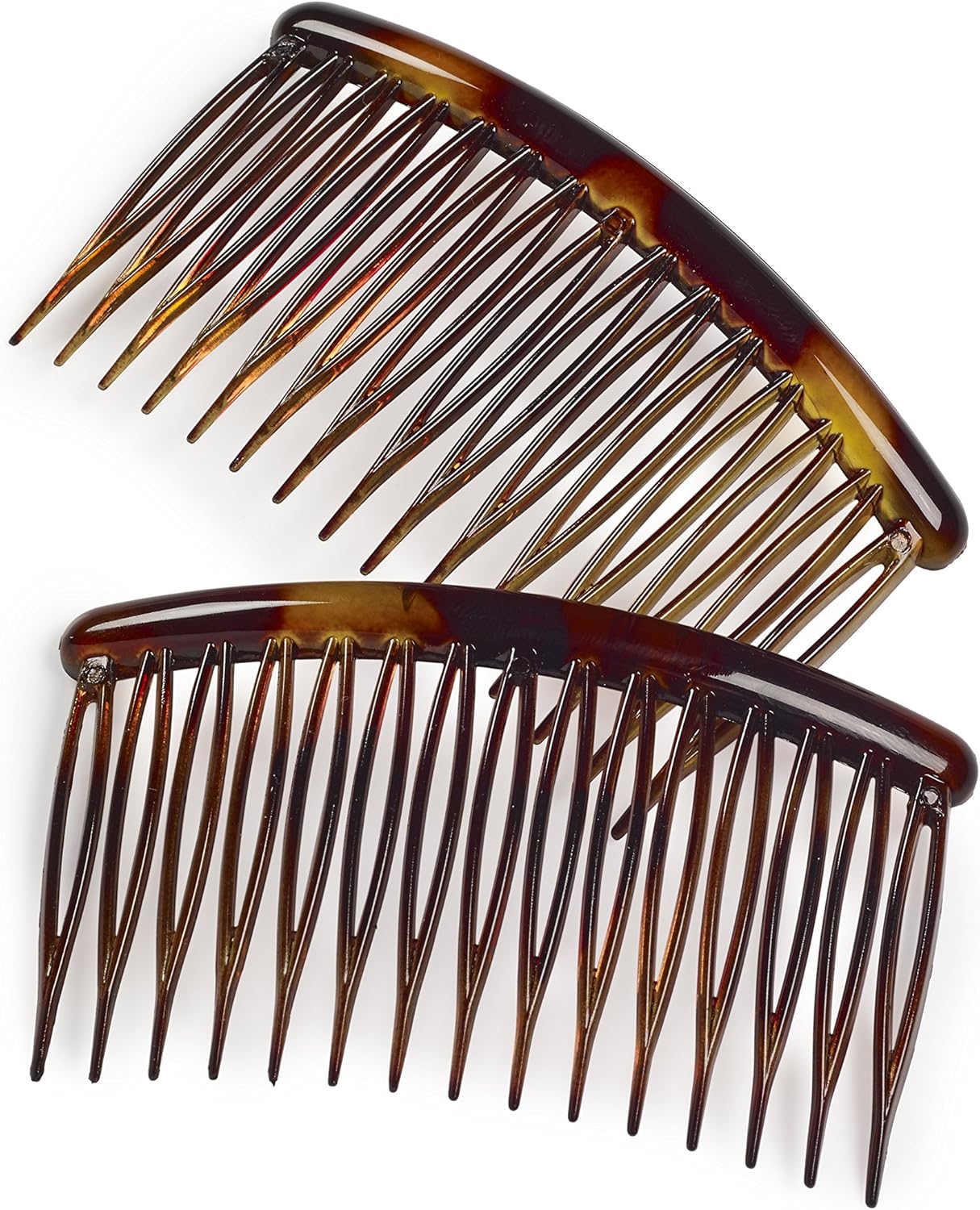 Peignes décoratifs en plastique : un lot de 2 pour sublimer tous les types de cheveux