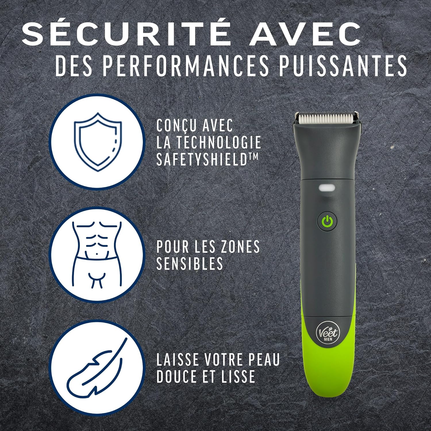 Tondeuse intime pour homme : rasoir électrique multi-usage 100% étanche pour un confort optimal – Image 4