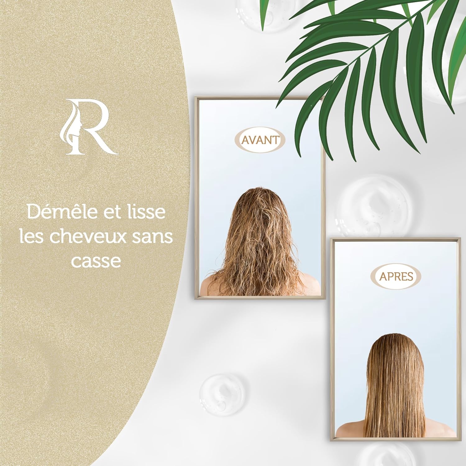 Brosse cheveux poils de sanglier et nylon : démêlage magique sans douleur pour femmes et enfants Idéale pour tous types de cheveux, y compris bouclés, épais et afro, avec massage du cuir chevelu – Image 5