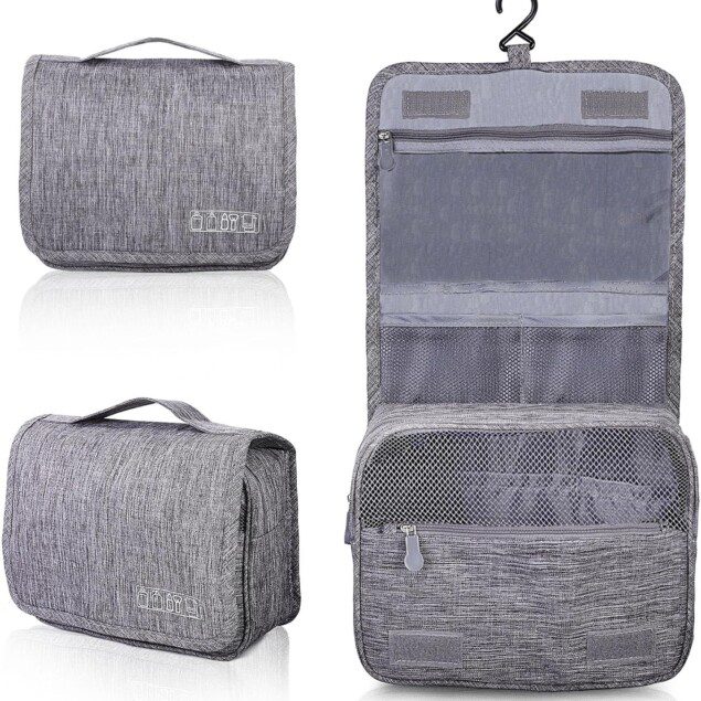 Trousse de toilette pliable : l'organisateur de voyage idéal pour hommes et femmes Découvrez cette trousse de toilette multifonction imperméable, parfaite pour garder vos essentiels au sec et bien rangés lors de vos déplacements.