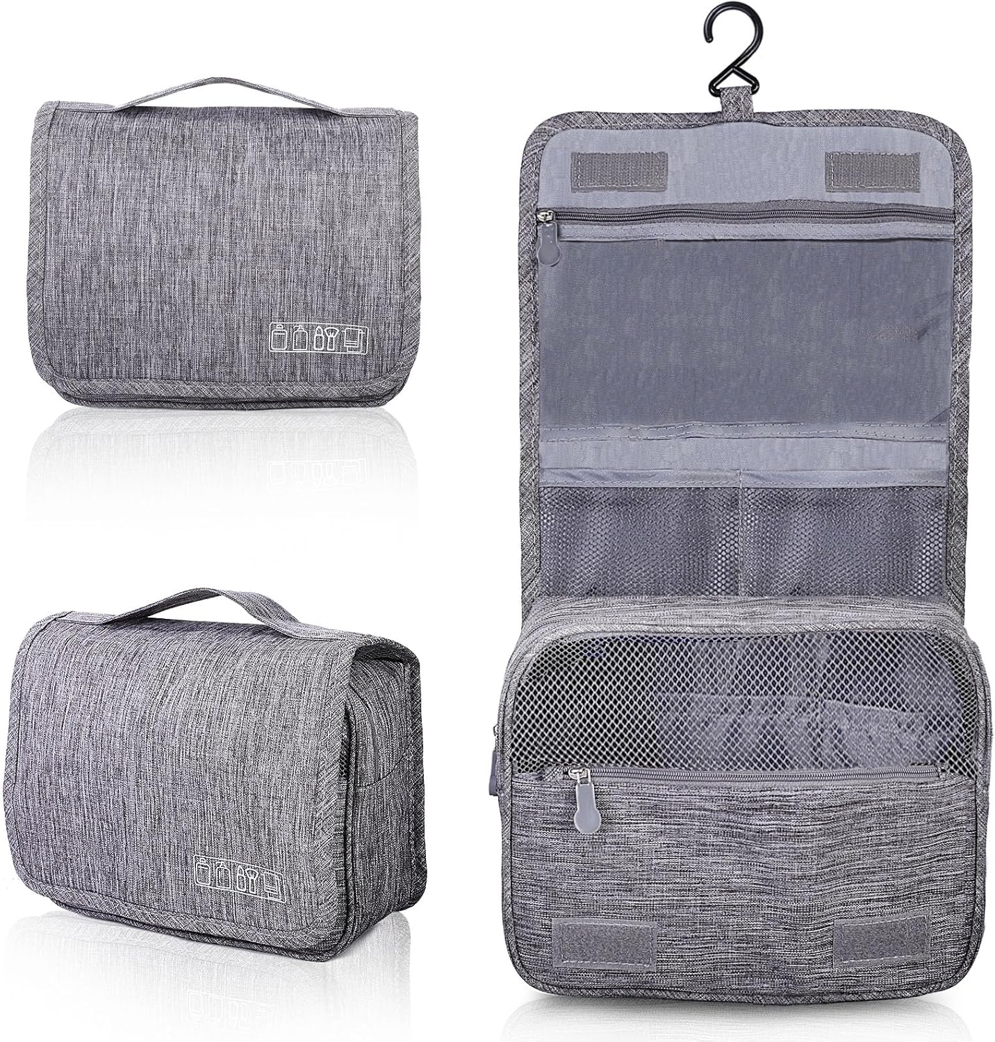 Trousse de toilette pliable : l'organisateur de voyage idéal pour hommes et femmes Découvrez cette trousse de toilette multifonction imperméable, parfaite pour garder vos essentiels au sec et bien rangés lors de vos déplacements.