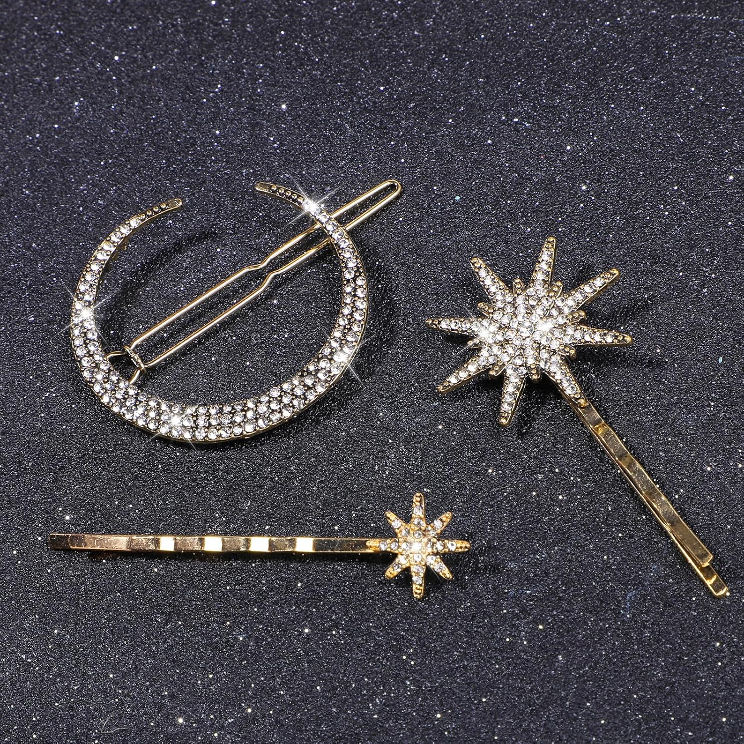 Barrettes à cheveux en métal avec strass : accessoires élégants pour mariées et soirées spéciales – Image 2