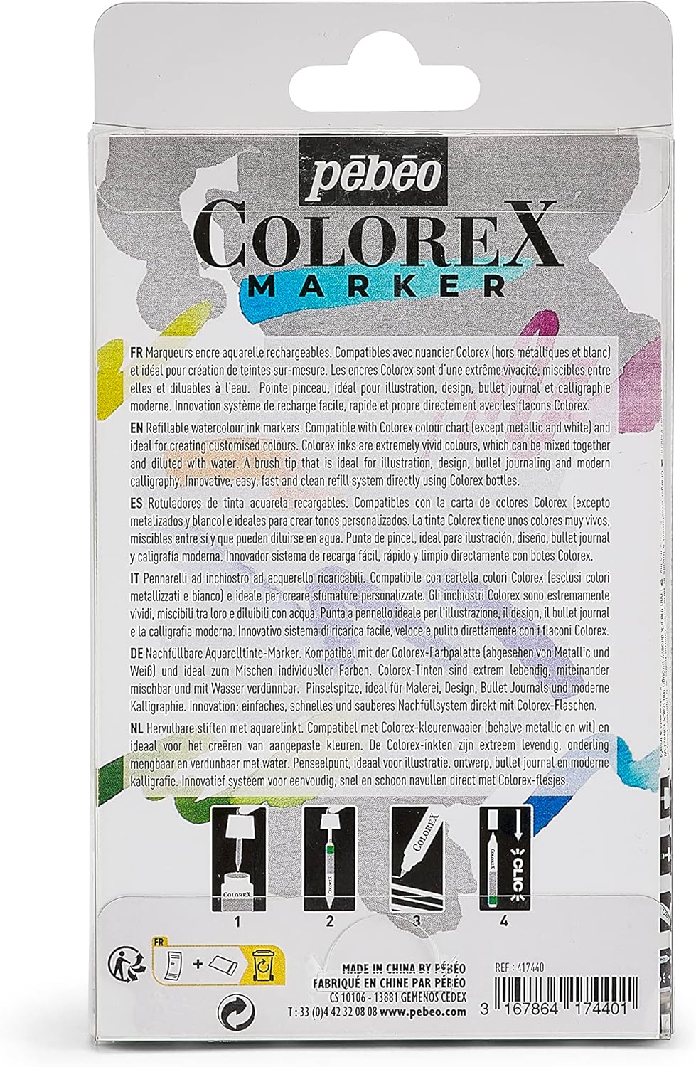Marqueurs vides rechargeables : le set parfait pour artistes polyvalents, offrant 56 couleurs éclatantes et une pointe-pinceau pour tous vos supports – Image 2