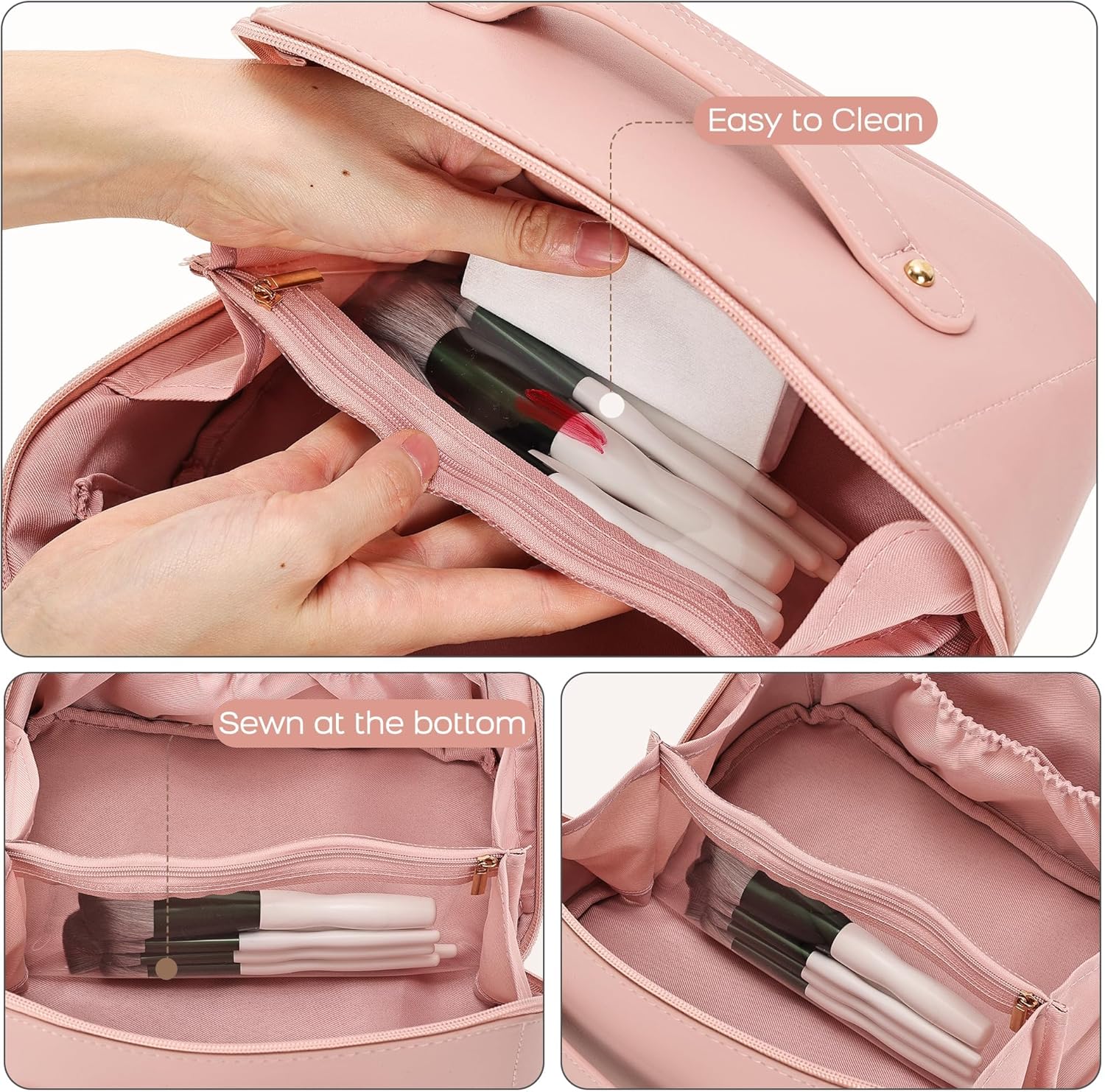 Trousse de toilette femme : la pochette de maquillage élégante et pratique pour vos voyages et sorties – Image 3