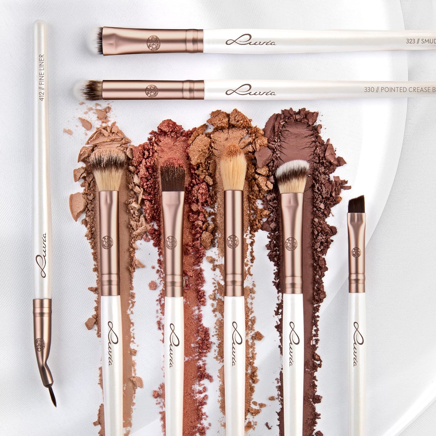 Pinceaux de maquillage pour les yeux : le set Luvia All Eye Want pour un mélange et une application parfaits – Image 4