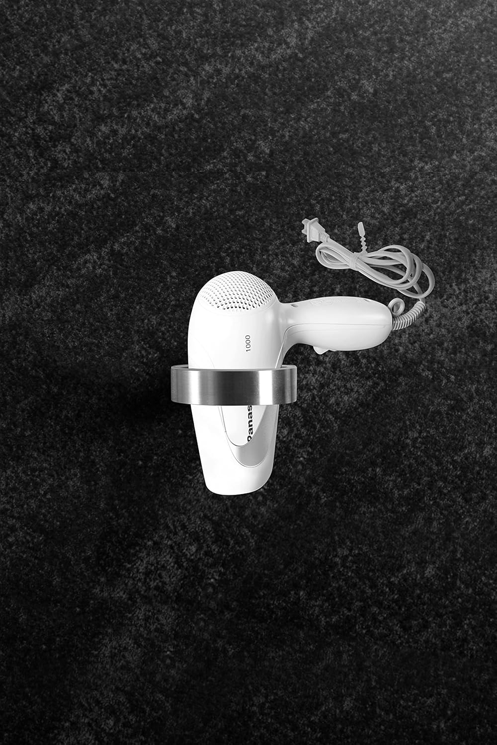 Porte-Sèche-Cheveux En Acier Inoxydable Élégant – Image 3
