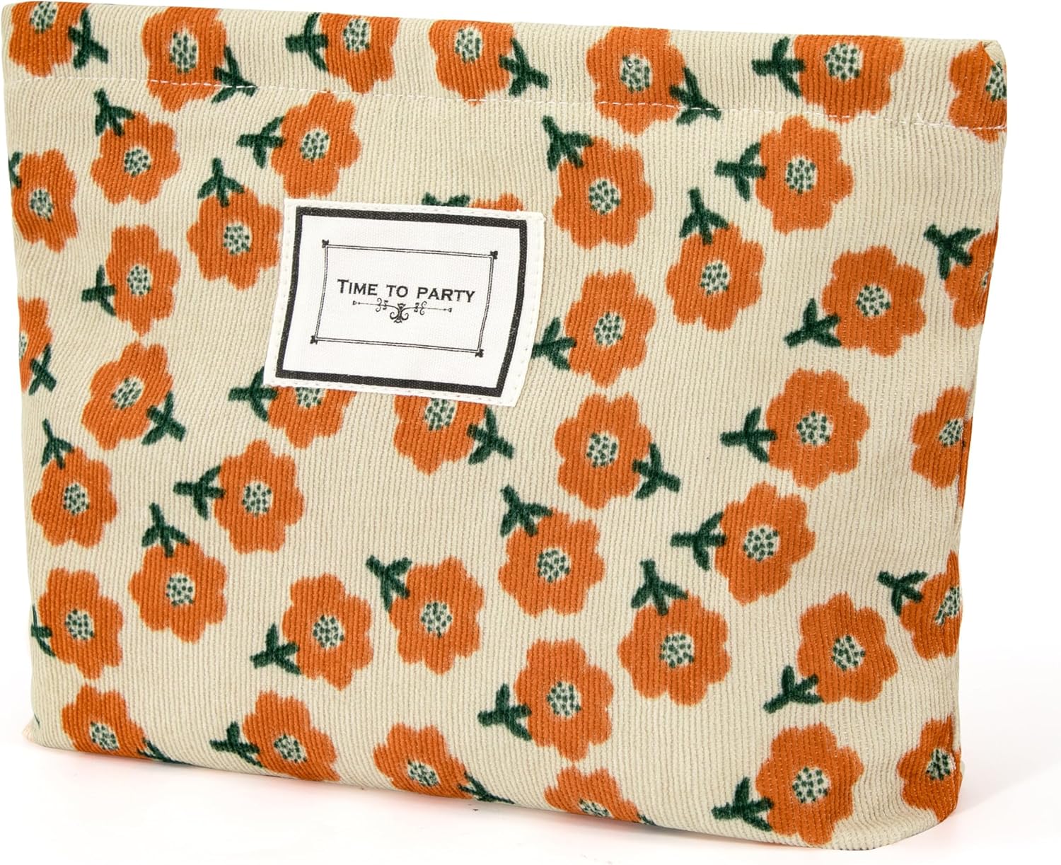 Trousse de toilette voyage : élégante trousse de maquillage en velours côtelé pour femmes et filles, idéale pour organiser vos cosmétiques en toute simplicité