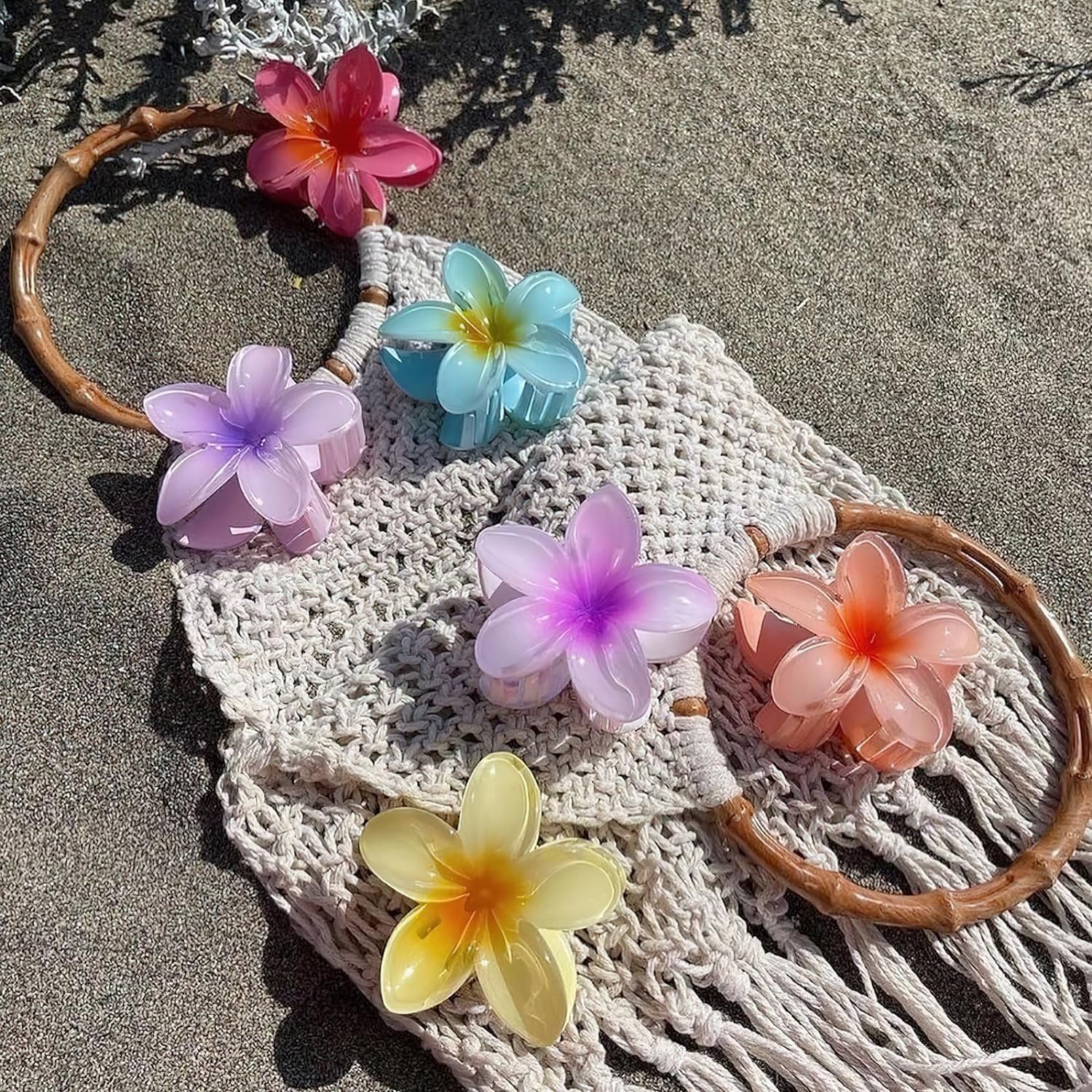 Éblouissantes Pinces à Cheveux Florales Hawaïennes – Image 6