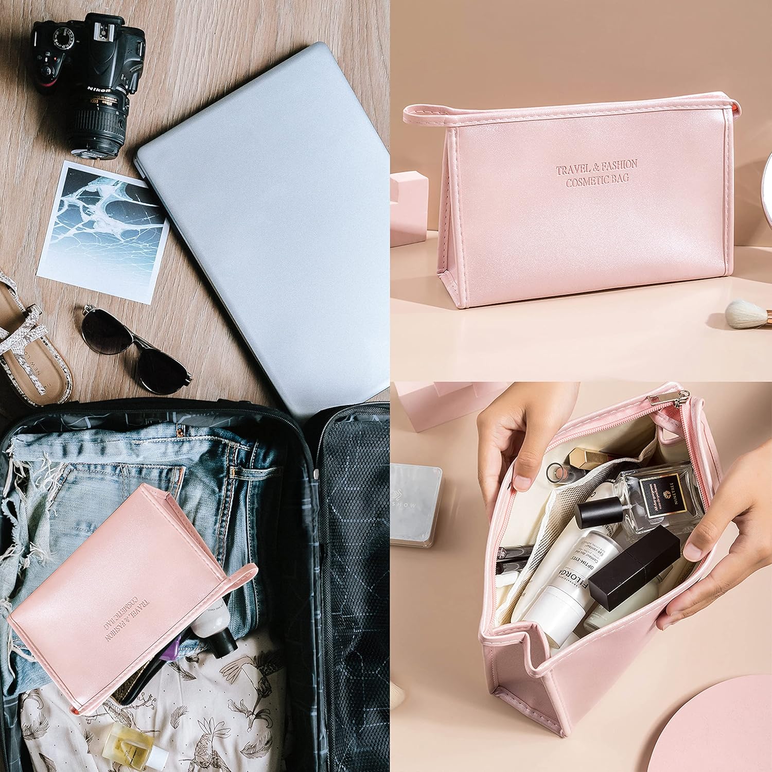 Trousse de maquillage imperméable : le compagnon idéal pour les femmes en voyage – Image 4