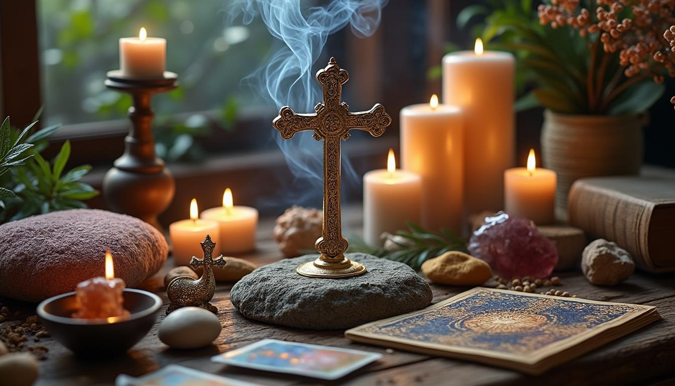 découvrez la signification ésotérique de la croix, symbole de sacrifice, rédemption et guidance spirituelle, et explorez ses interprétations profondes à travers les âges.