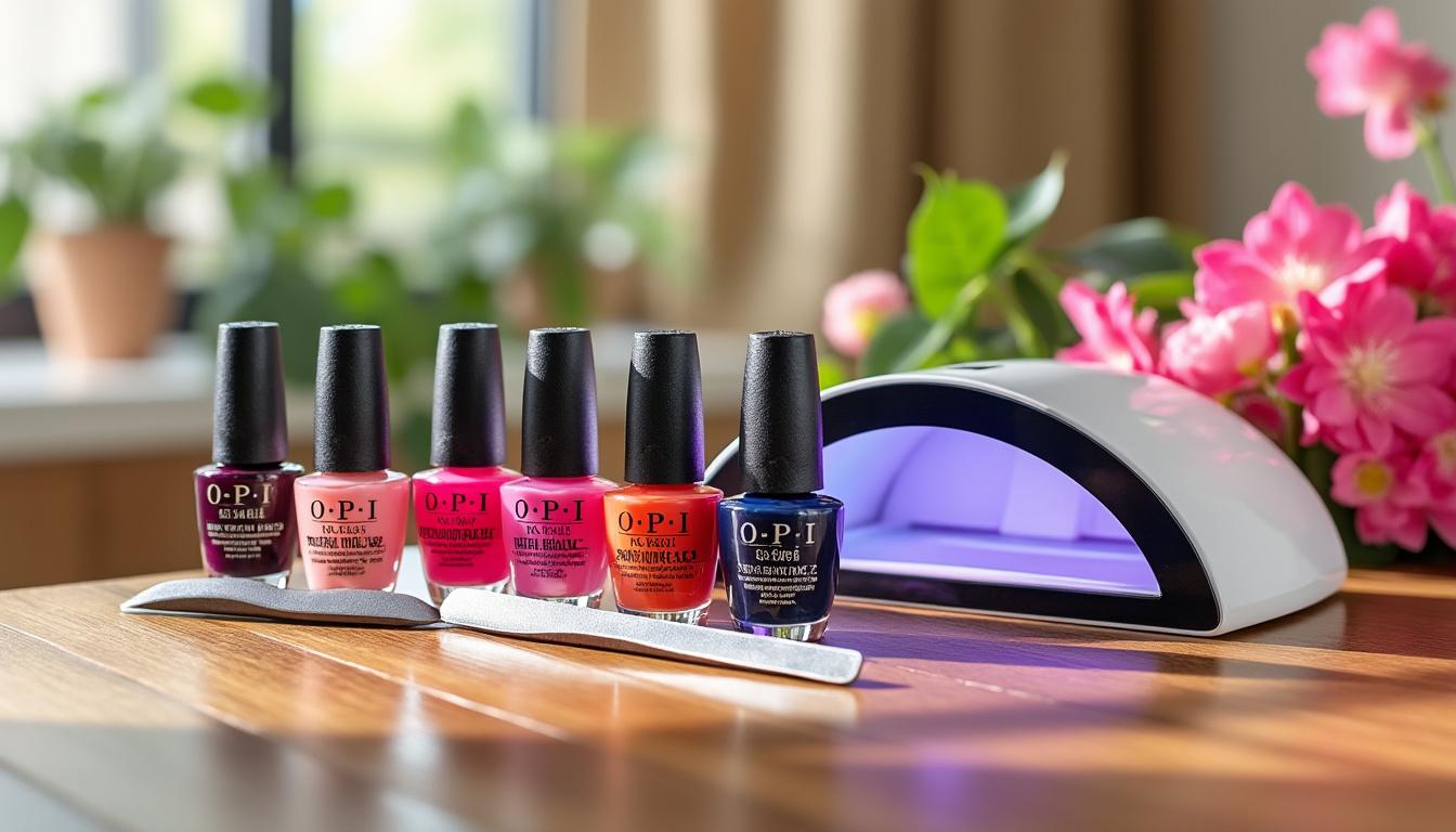 explorez le kit de vernis semi-permanent opi, l'indispensable pour des ongles parfaits. offrant une brillance éclatante et une tenue longue durée, ce kit est idéal pour les amateurs de manucure professionnelle à domicile. ne manquez pas l'occasion de sublimer vos ongles avec opi!