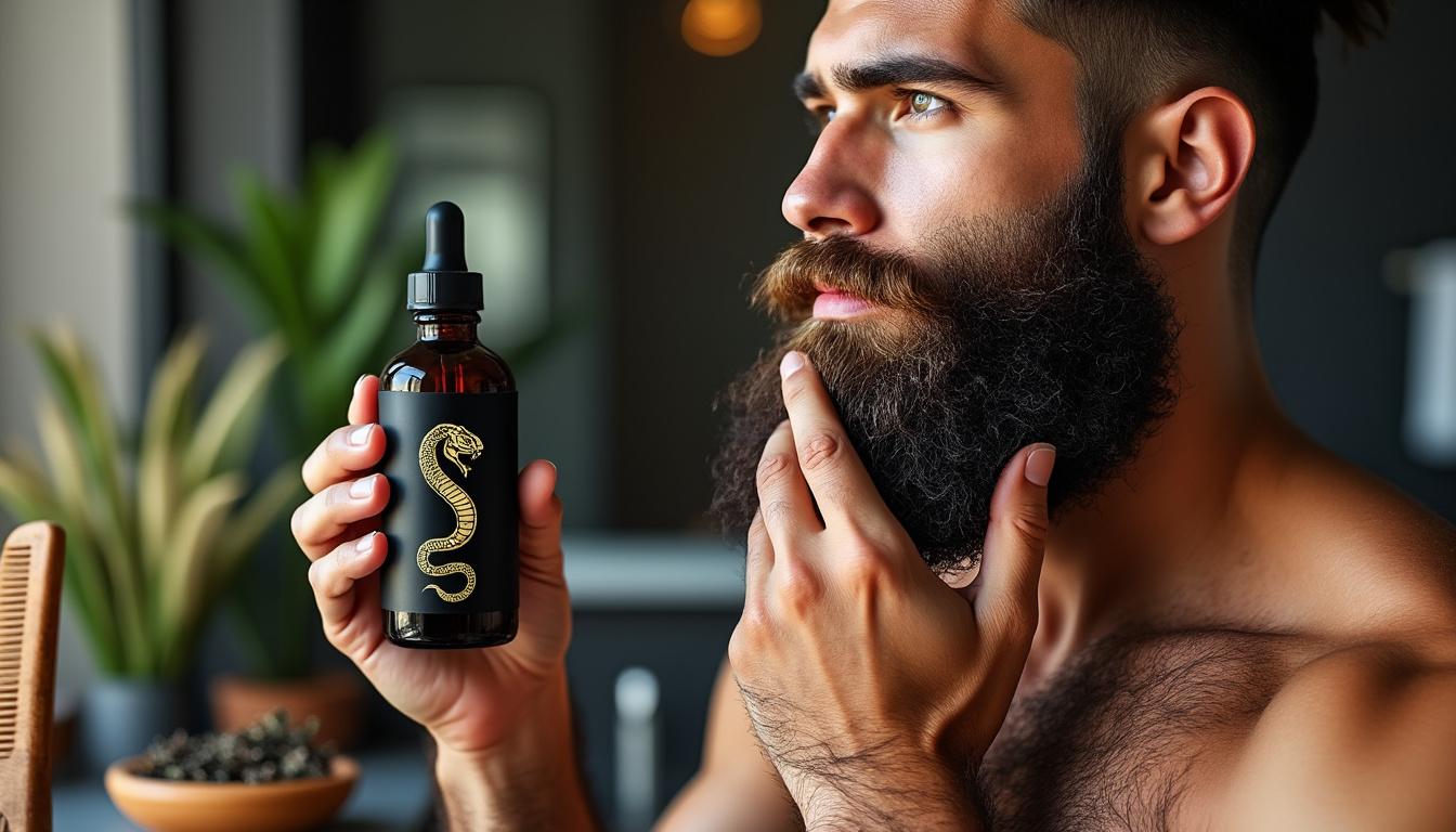 découvrez 5 astuces efficaces avec l'huile de serpent pour obtenir une barbe dense et bien fournie. conseils naturels pour stimuler la pilosité faciale.