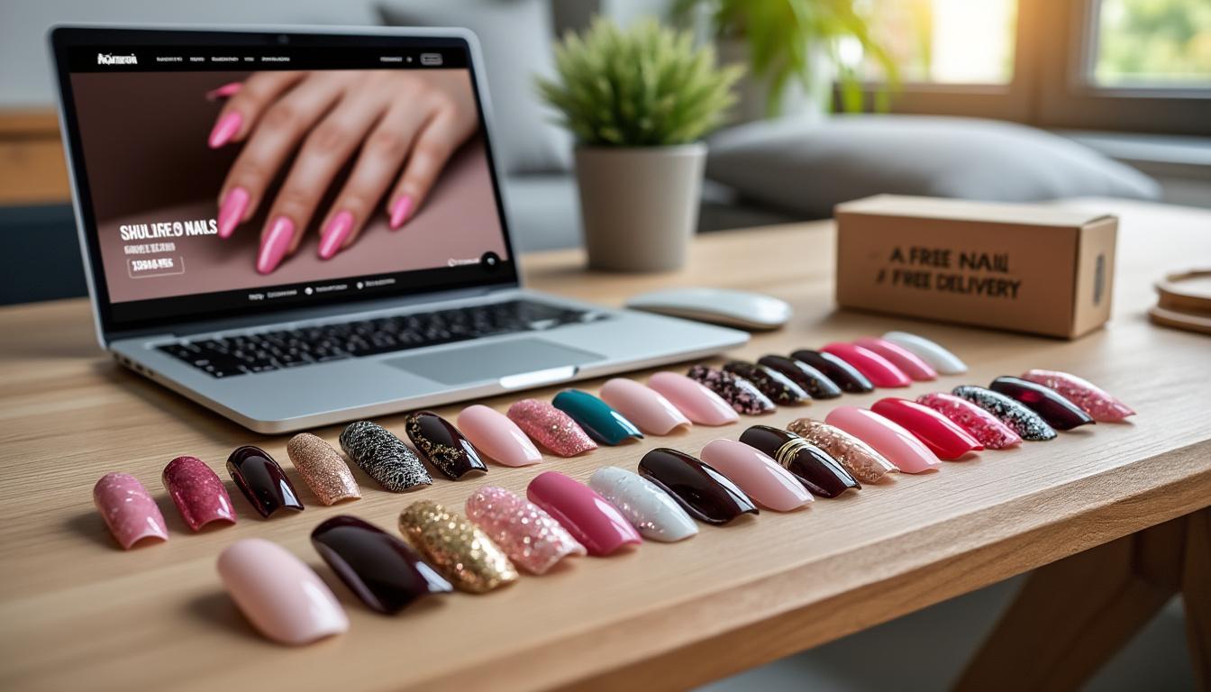 découvrez notre sélection de faux ongles économiques et tendance. profitez de la commodité de faire vos achats en ligne avec une livraison offerte. sublimez vos mains à petit prix !