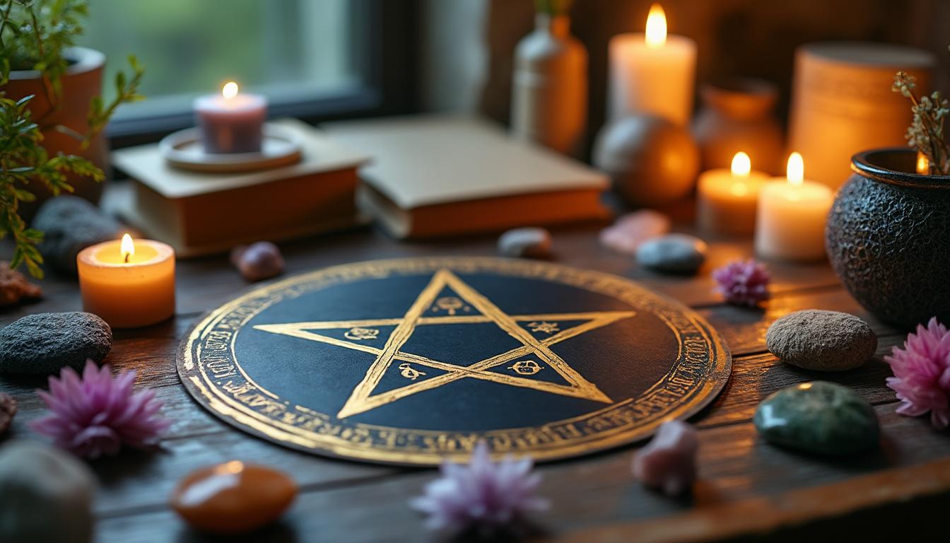 découvrez la signification ésotérique du pentagramme, symbole de protection, spiritualité et interprétation mystique, et plongez dans ses secrets anciens.