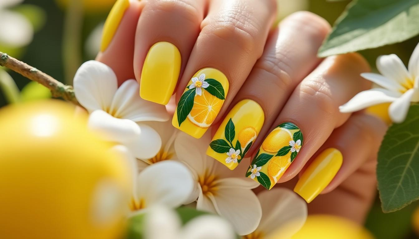 découvrez comment préparer vos ongles pour l'été avec notre guide sur le nail art citron. apprenez des techniques créatives et colorées pour afficher des motifs frais et estivaux qui feront sensation sur la plage et au bord de la piscine.