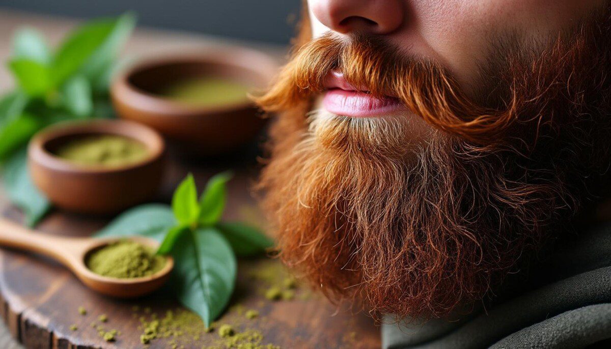 découvrez nos 5 conseils essentiels pour réussir une teinture barbe au henné et obtenir une couleur naturelle, lumineuse et durable.