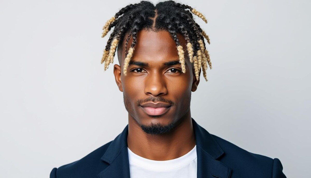Vanille Cheveux Court Hommenull